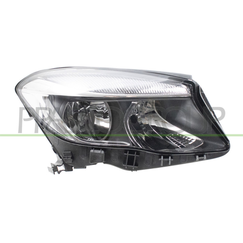 Phare Droit H7+H15 Electrique Avec Moteur-Noir