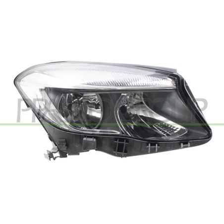 Phare Droit H7+H15 Electrique Avec Moteur-Noir