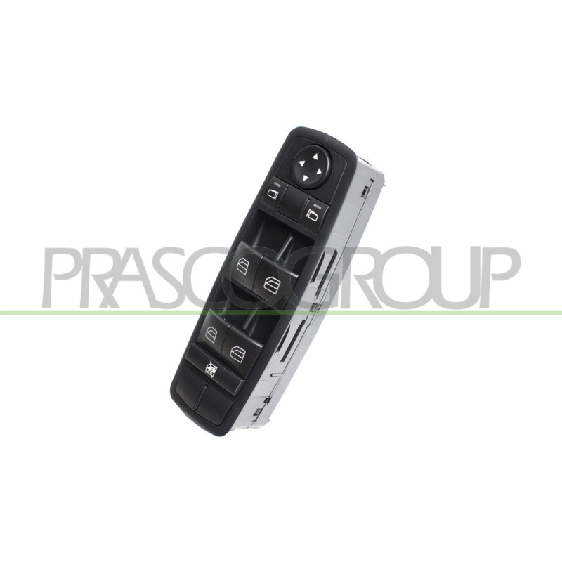 PANNEAU A BOUTON-POUSSOIR NOIR-4 INTERRUPTEURS-LEVE VITRE-PORTE AVANT GAUCHE-SAN