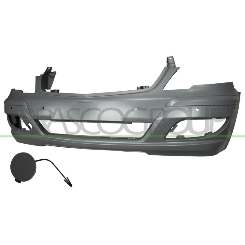 Pare-chocs avant à peindre avec apprêt