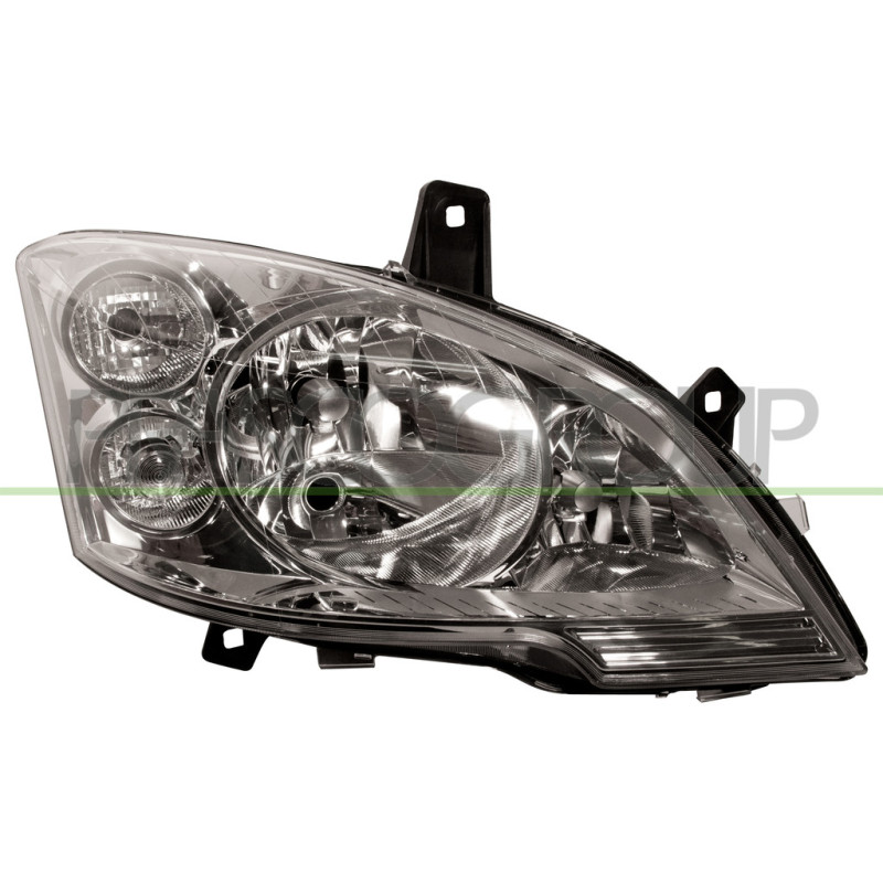 Phare Droit H7+H7+H7 Electrique Avec Moteur