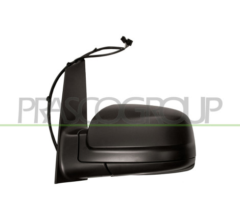 Rétroviseur électrique, rabbatable électriquement, noir côté chauffeur