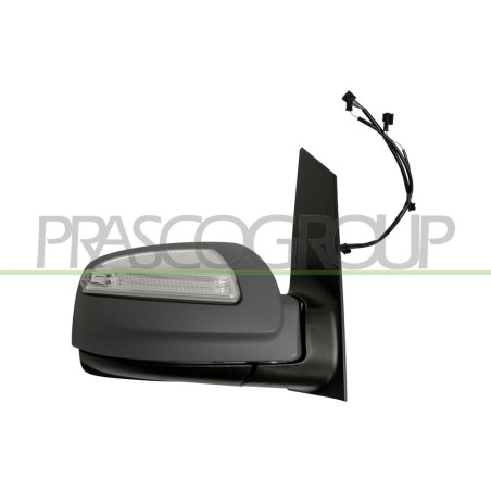 Rétroviseur électrique, rabattable électriquement, à peindre avec apprêt