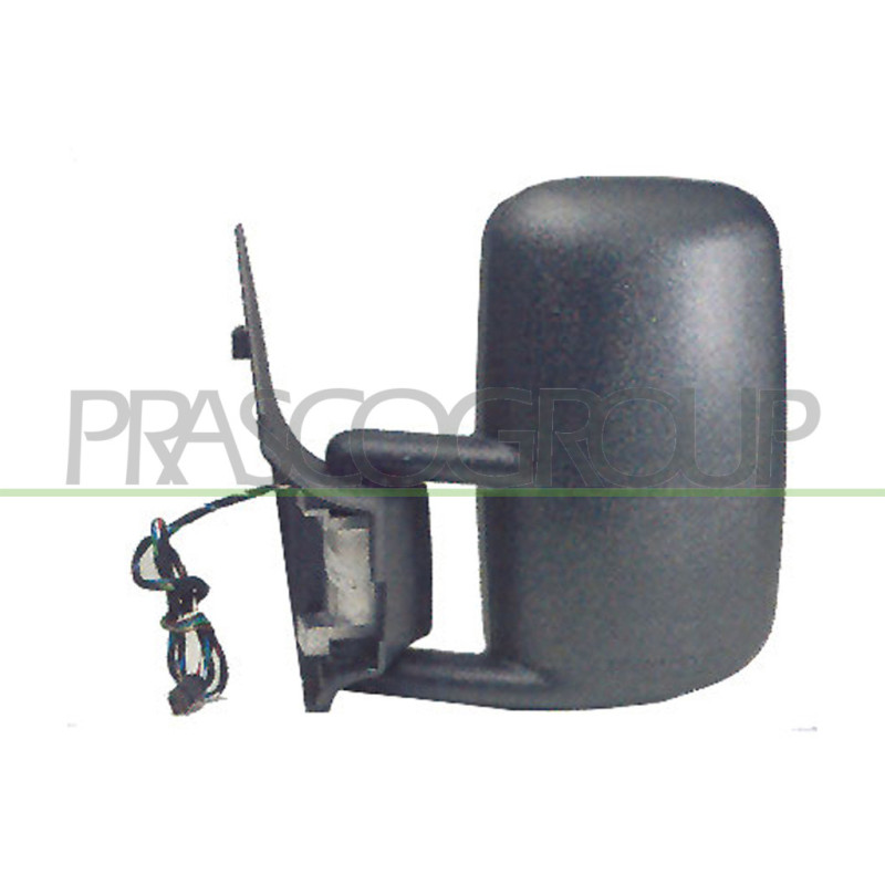 Rétroviseur électrique noir côté chauffeur