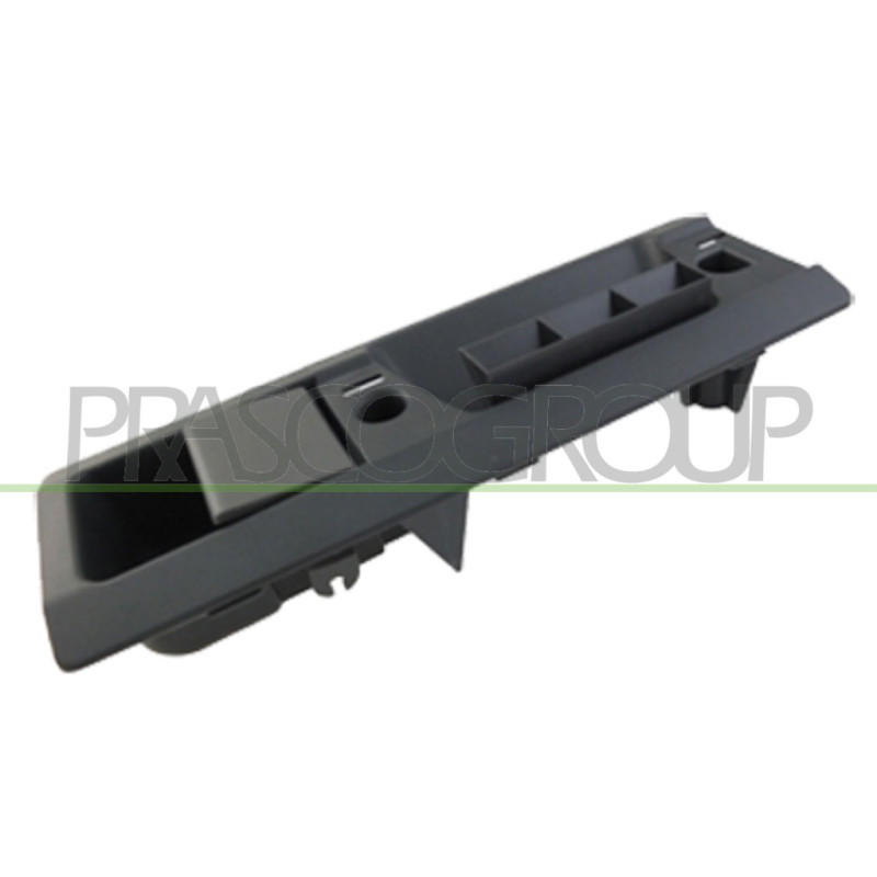 Poignée intérieure grise de porte arrière