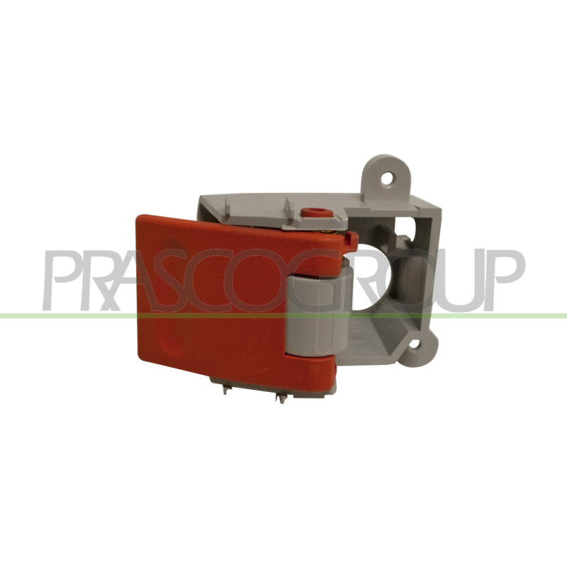 Poignée intérieure rouge de porte avant côté passager