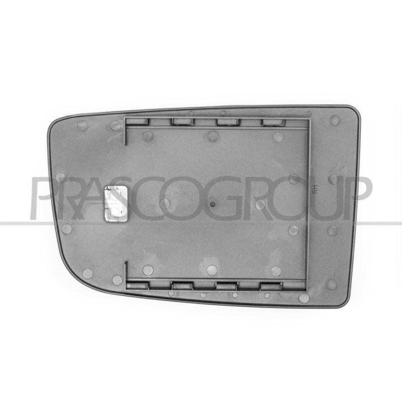 Glace supérieur de rétroviseur côté passager