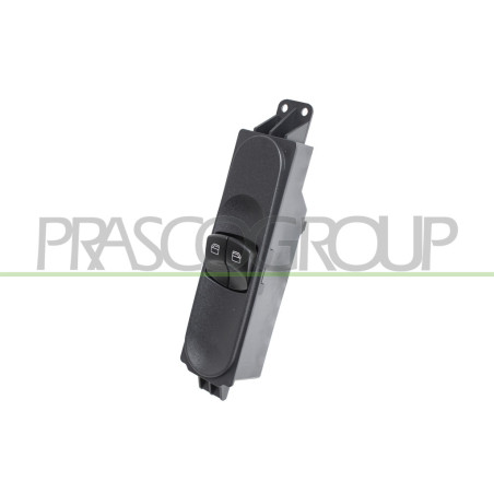 PANNEAU A BOUTON-POUSSOIR NOIR-2 INTERRUPTEURS-LEVE VITRE-PORTE AVANT GAUCHE-SAN