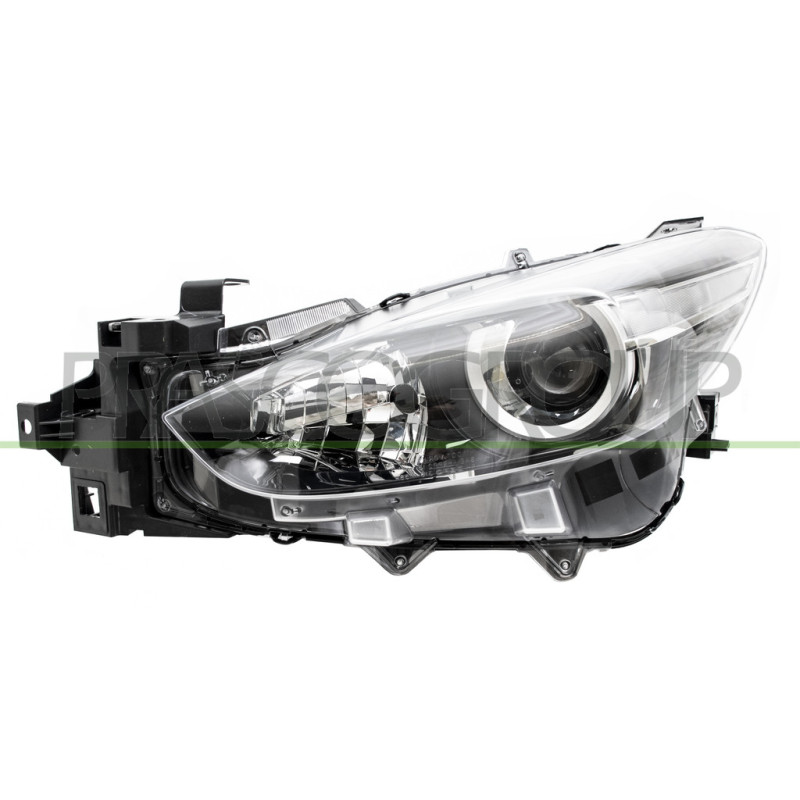 Phare Gauche H11+H15 Electrique Avec Moteur-Noir