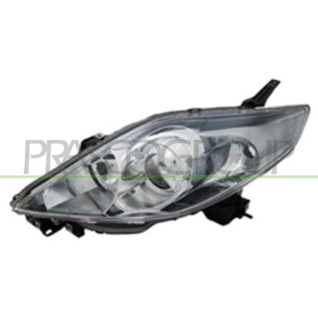 Phare Gauche H7+Hb3 Electrique Sans Moteur-Noir