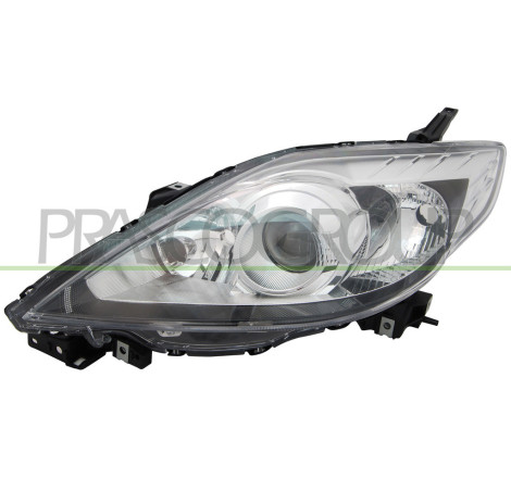 Phare Droit H7+Hb3 Electrique Sans Moteur-Noir