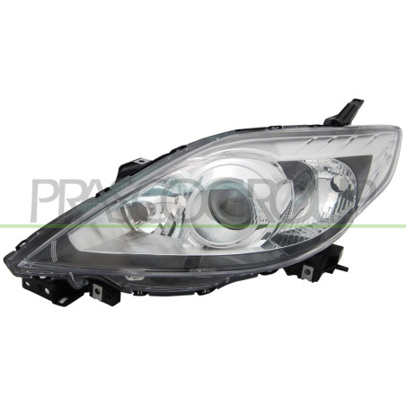 Phare Droit H7+Hb3 Electrique Sans Moteur-Noir