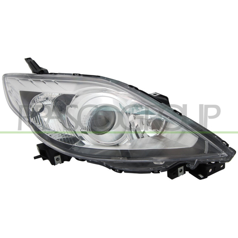 Phare Gauche H7+Hb3 Electrique Sans Moteur-Noir