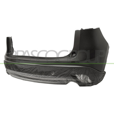 Pare-chocs arrière partiellement à peindre avec apprêt