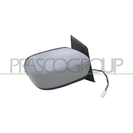 Rétroviseur électrique, rabattable électriquement, à peindre avec apprêt