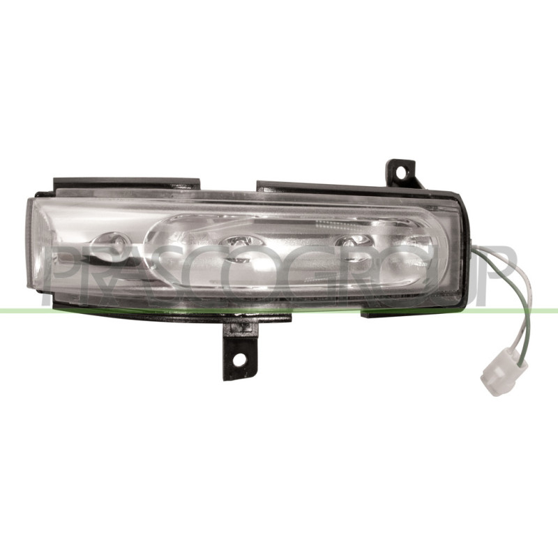 Feu blanc de rétroviseur côté passager