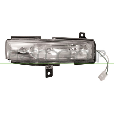 Feu blanc de rétroviseur côté passager