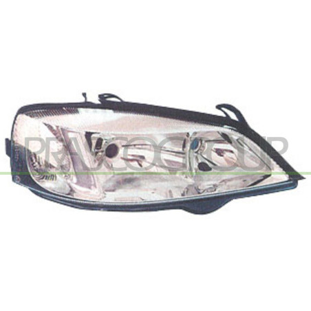 Phare Droit H7+Hb3 Electrtique-Sans Moteur Chrome' Mod.   01