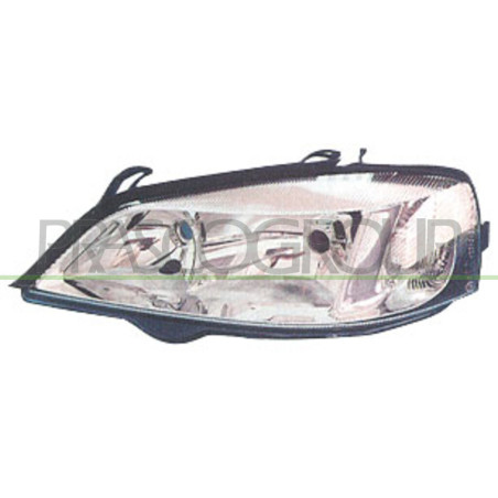 Phare Gauche H7+Hb3 Electrtique-Sans Moteur Chrome' Mod.   01