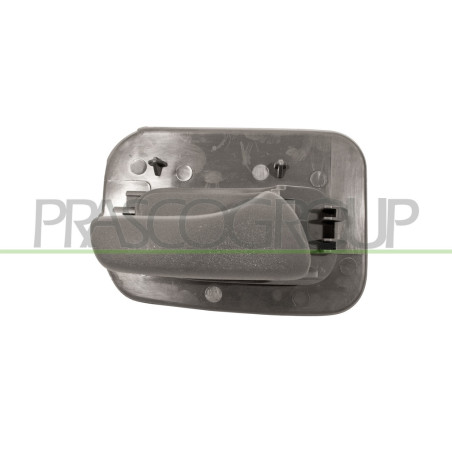 Poignée intérieure grise de porte arrière côté passager