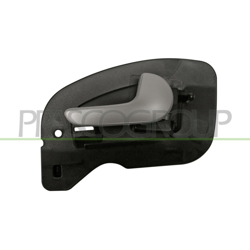 Poignée intérieure argent de porte avant côté passager