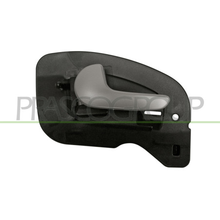 Poignée intérieure argent de porte avant côté chauffeur