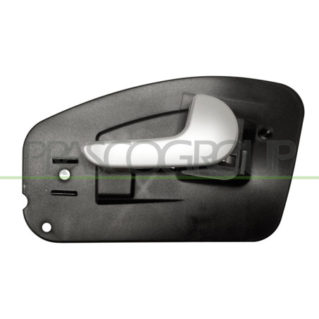 Poignée intérieure argent de porte arrière côté passager