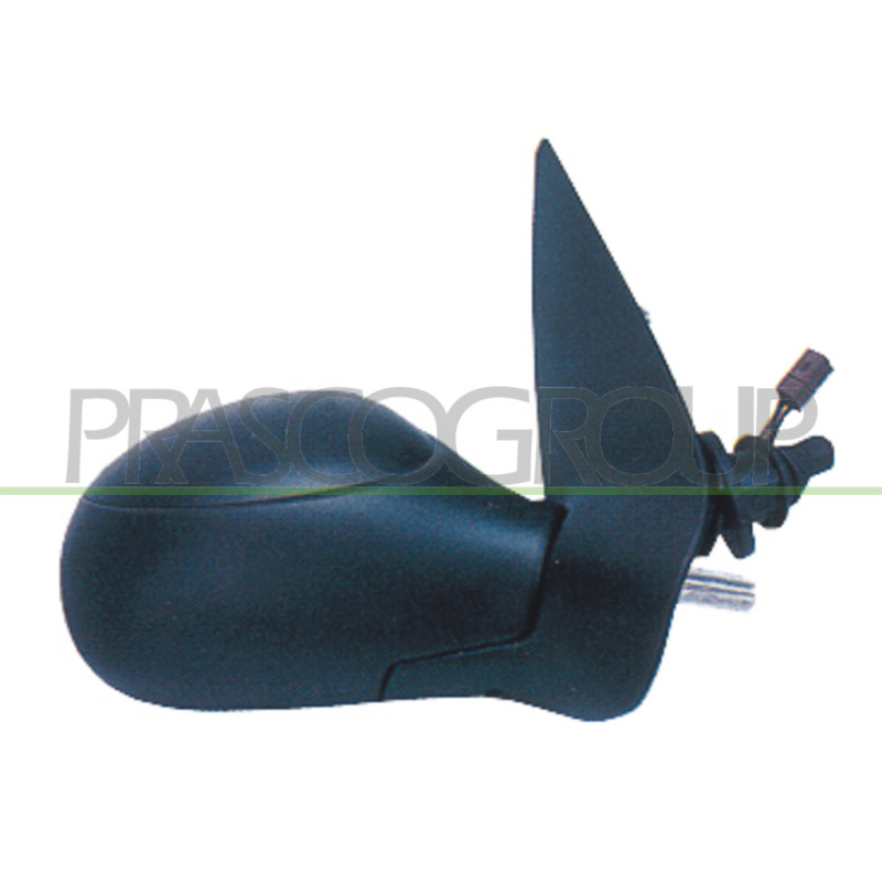 Rétroviseur manuel noir côté passager