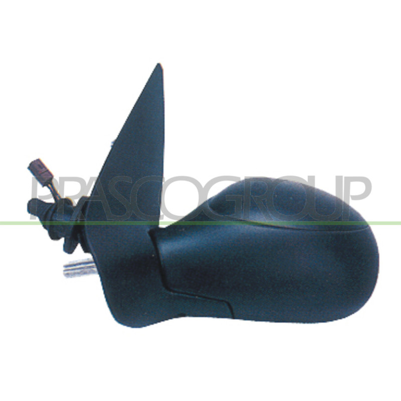 Rétroviseur manuel noir côté chauffeur