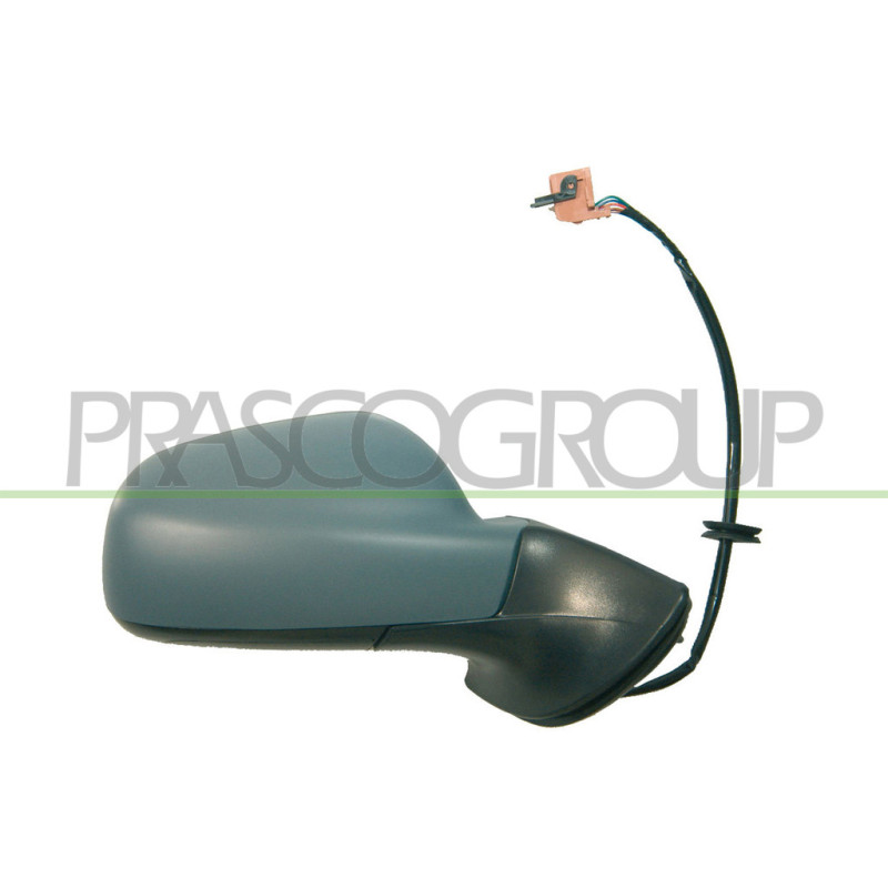 Rétroviseur électrique à peindre avec apprêt côté passager