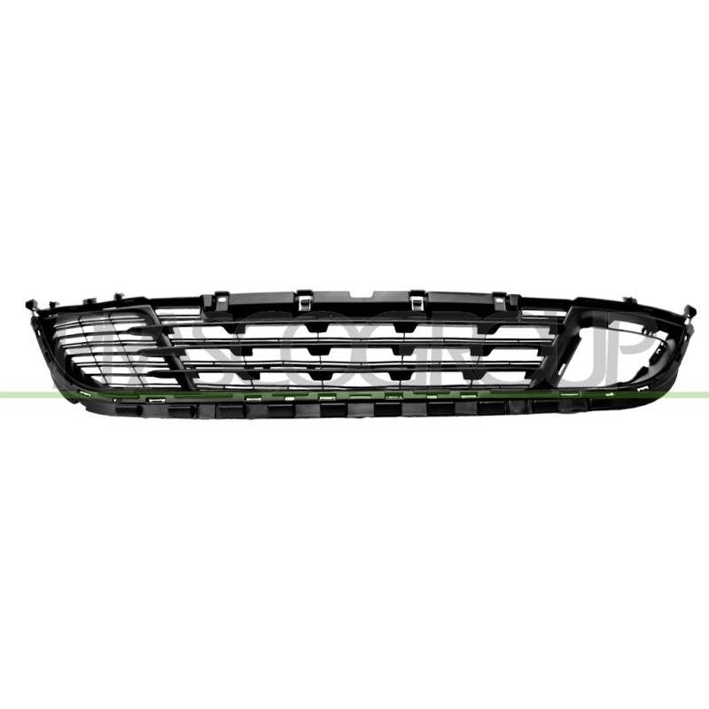Grille centrale noire pour pare-chocs avant