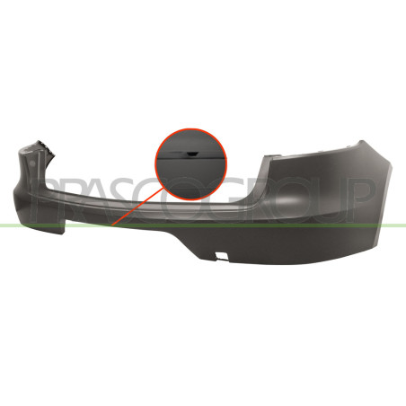 Pare-chocs arrière à peindre avec apprêt