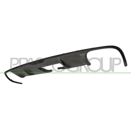 Spoiler noir de pare-chocs arrière