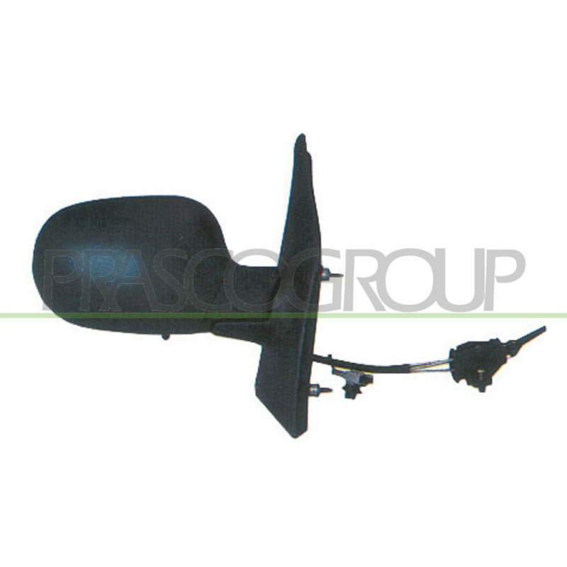 Rétroviseur manuel noir côté passager