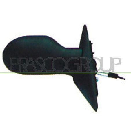 Rétroviseur électrique noir côté passager