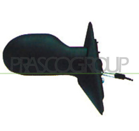 Rétroviseur manuel noir côté passager