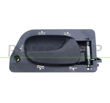 Poignée intérieure noir de porte avant et arrière côté passager