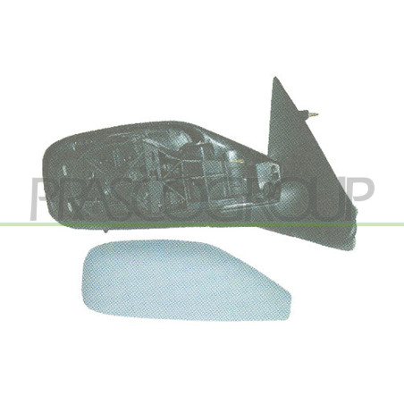 Rétroviseur électrique, rabattable électriquement, à peindre avec apprêt