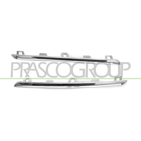 Jeu de moulure chrome de calandre