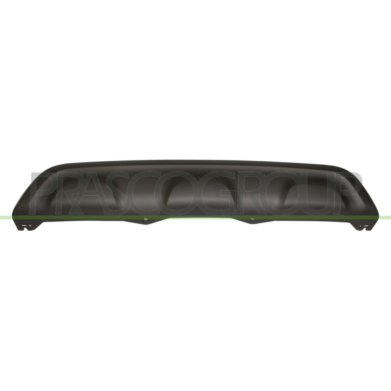 Spoiler noir de pare-chocs arrière