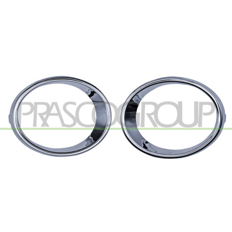 Jeu De Enjoliveur Antibrouillard Chromee(Droit+Gauche)