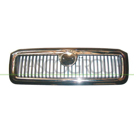 Grille de calandre noir avec moulure chrome