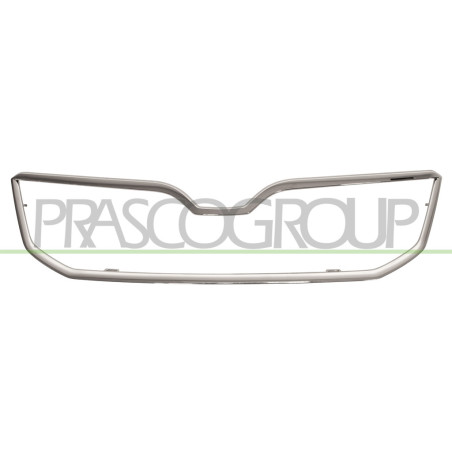 Moulure chrome de grille de calandre