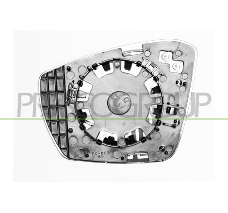 Glace de rétroviseur côté chauffeur