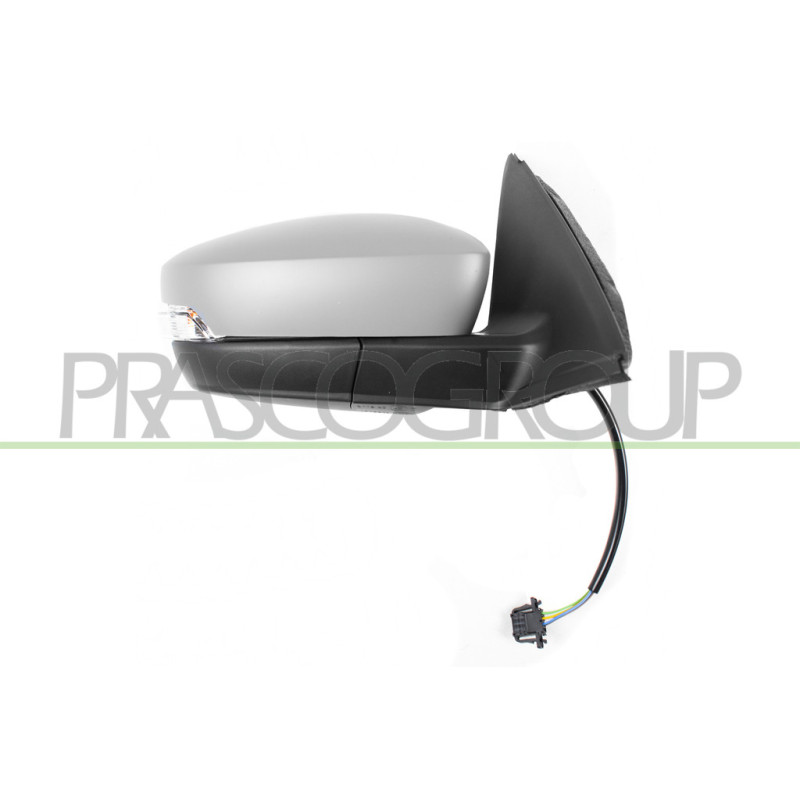 Rétroviseur électrique à peindre avec apprêt côté passager