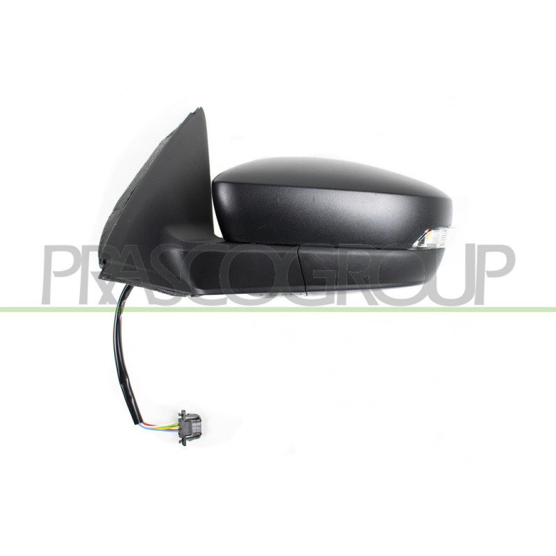Rétroviseur électrique noir côté chauffeur