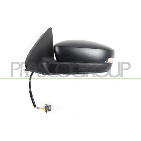 Rétroviseur électrique noir côté chauffeur