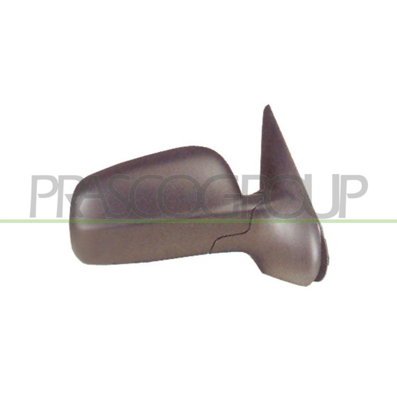 Rétroviseur électrique noir côté passager