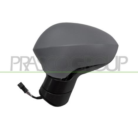 Rétroviseur électrique à peindre avec apprêt côté chauffeur