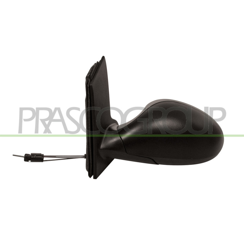 Rétroviseur manuel noir côté chauffeur
